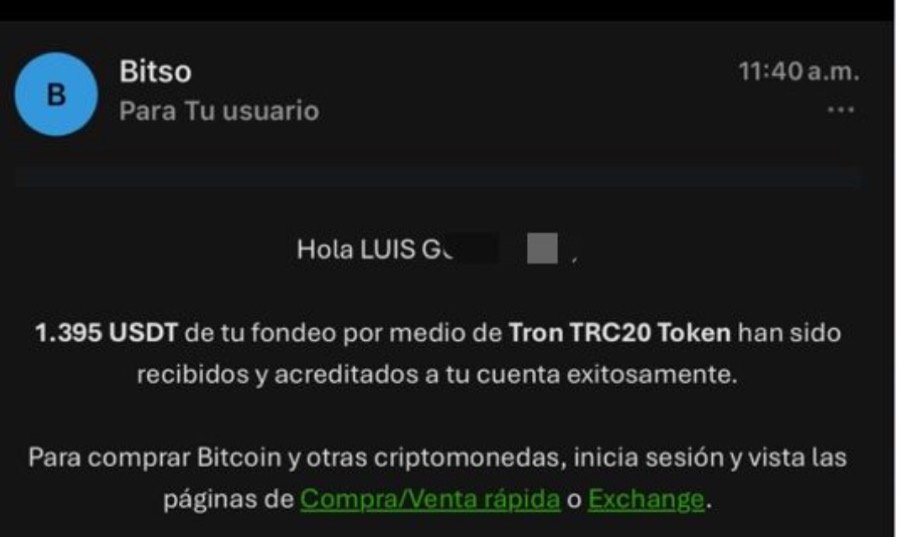 Comprobante de payout