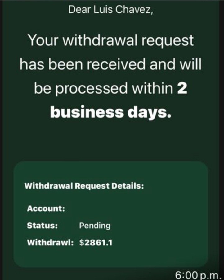 Comprobante de payout
